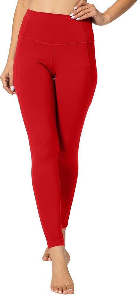 Kcutteyg Yoga Pants for Women with Pockets High Waisted Leggings Workout Sports Running Athletic Pants - Image 4